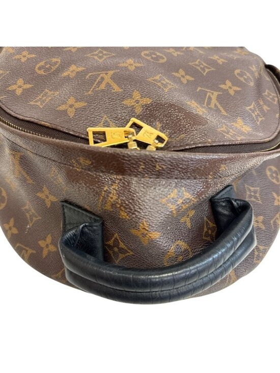 Louis Vuitton Backpack Palm Spring MM Monogram Leather Bags Brown main image 5